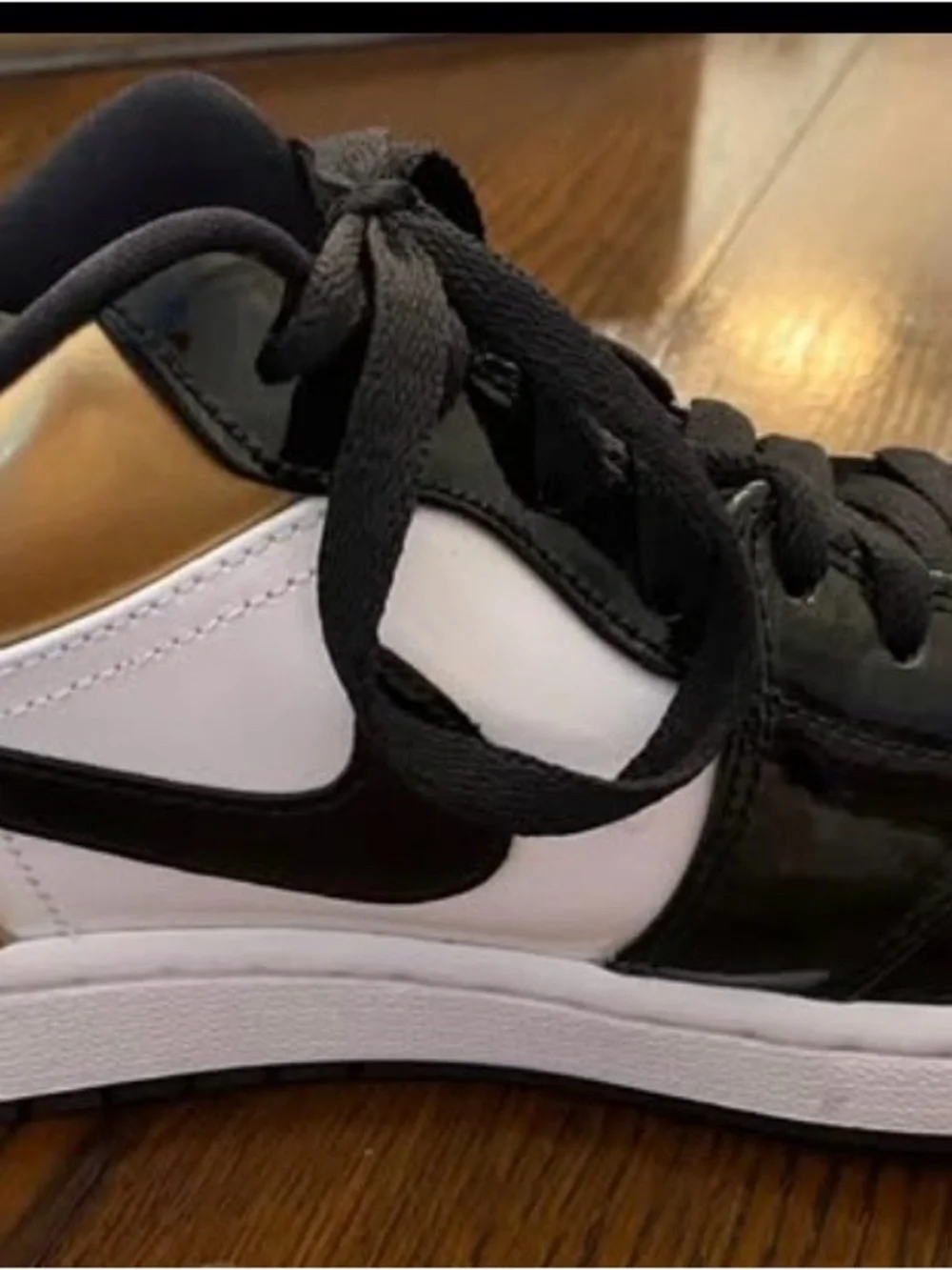 Jordan Shoe Inner Label Tag in White and Black